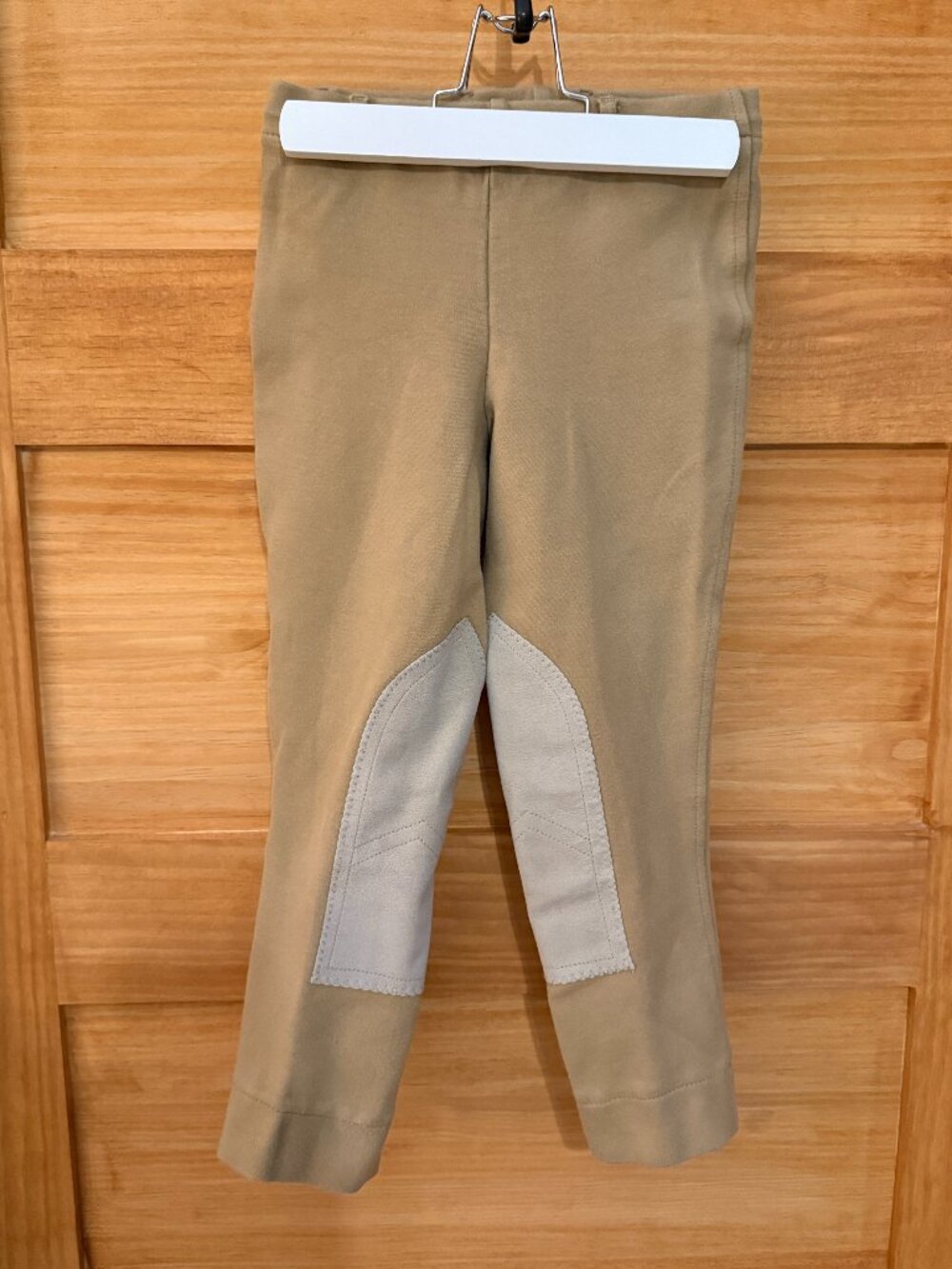 Perri's Girls Khaki Equestrian Riding Breeches Pants Girls size 8